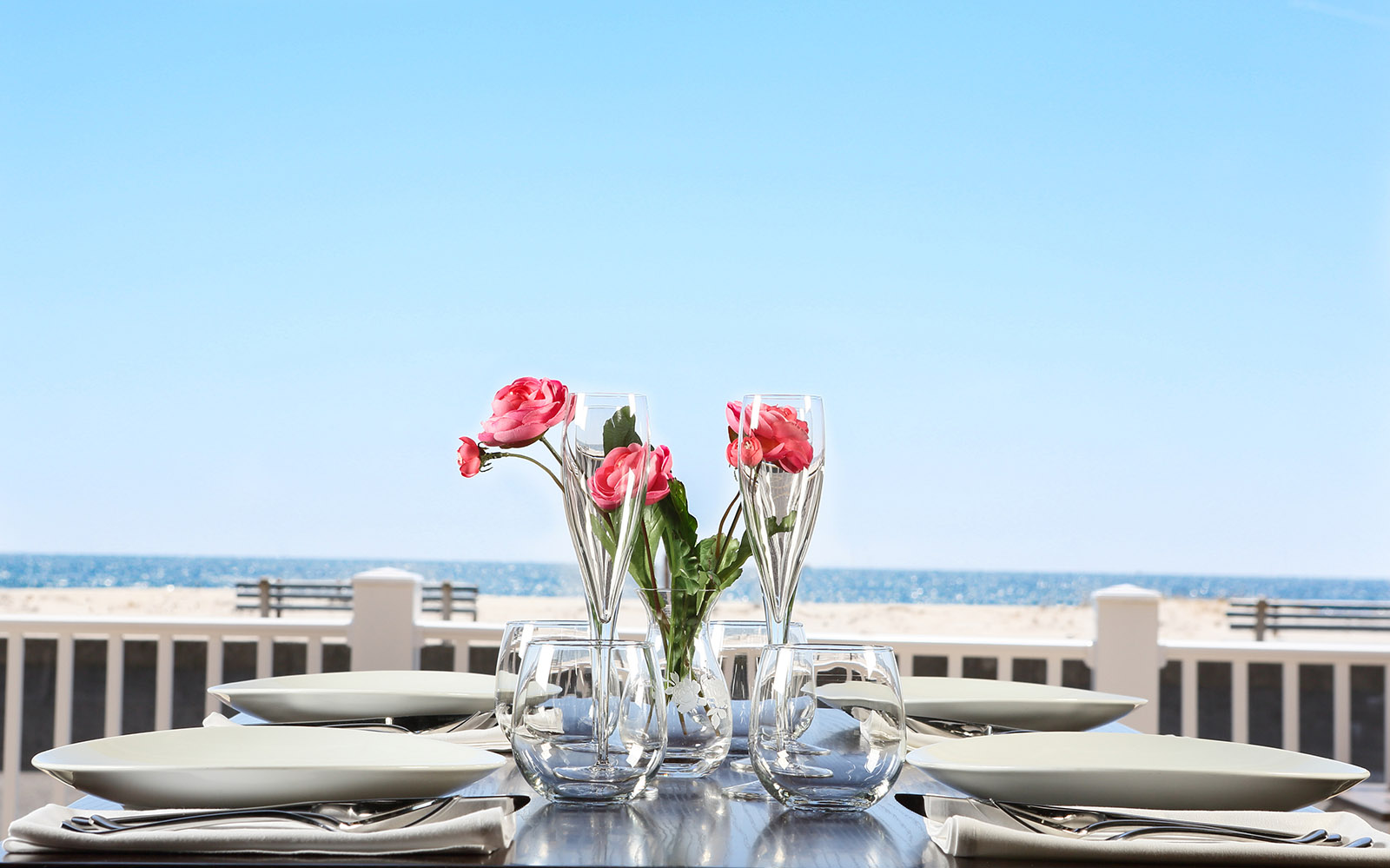 Cape May Ocean Club restaurant deck