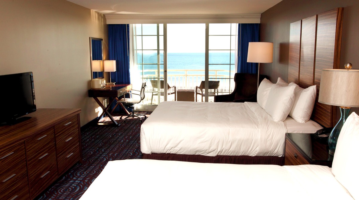 Full Ocean view Two Queen bed suite at Cape May Ocean Club