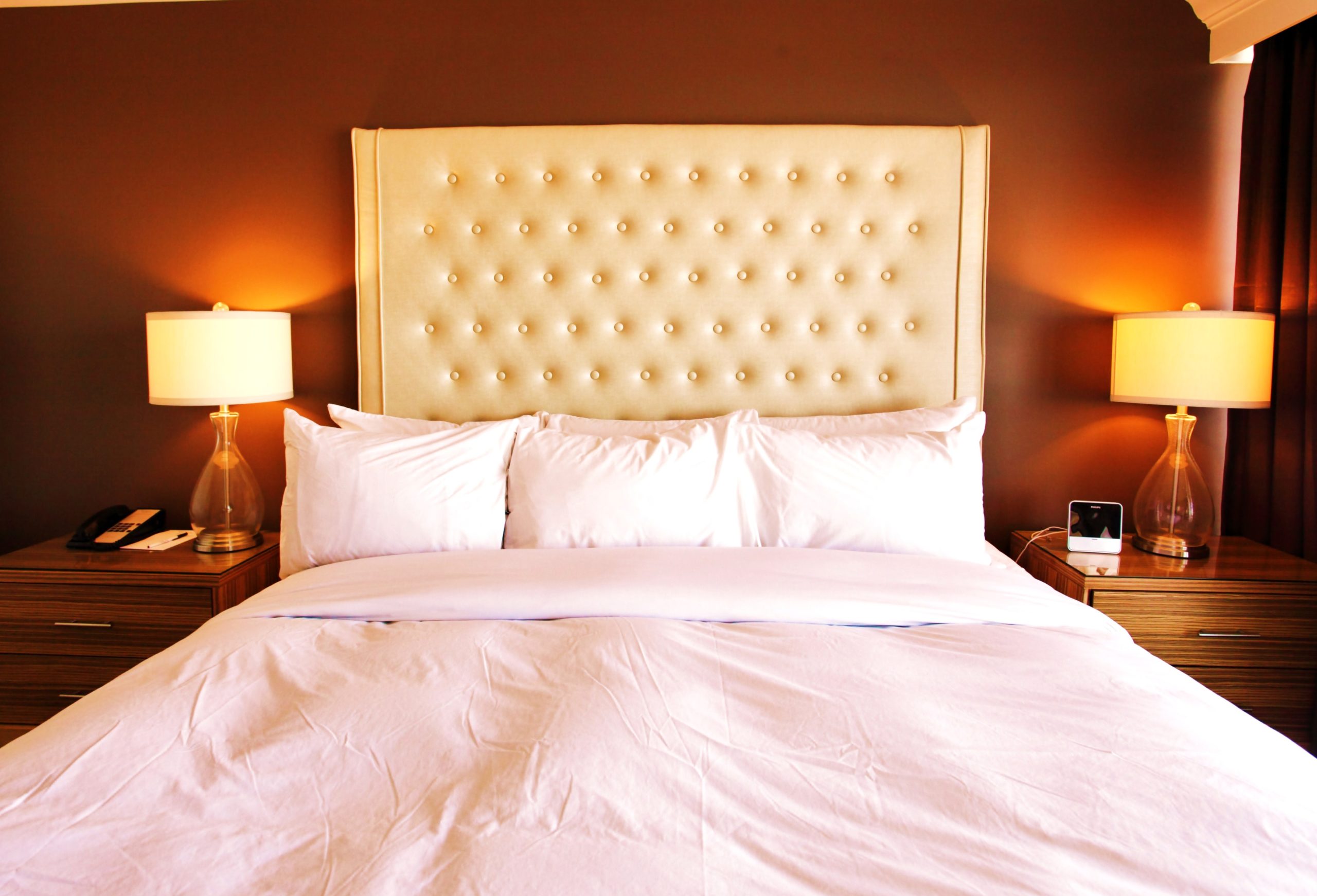 King bed at Ocean Club Hotel