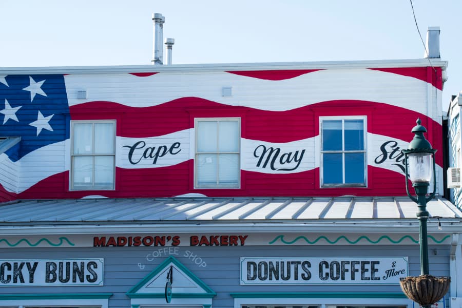 Welcome to Cape May town sign